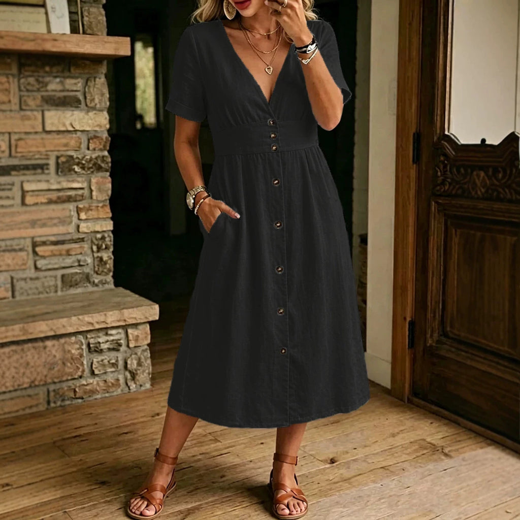 Loose Fashion Short-Sleeve Dress
