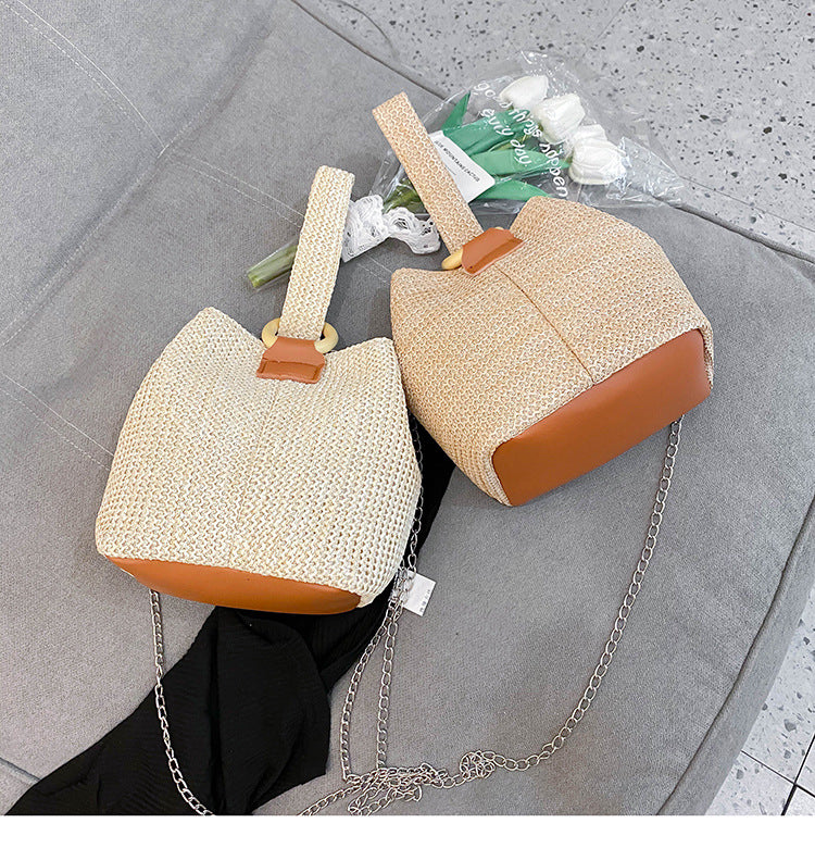 Beach straw bag