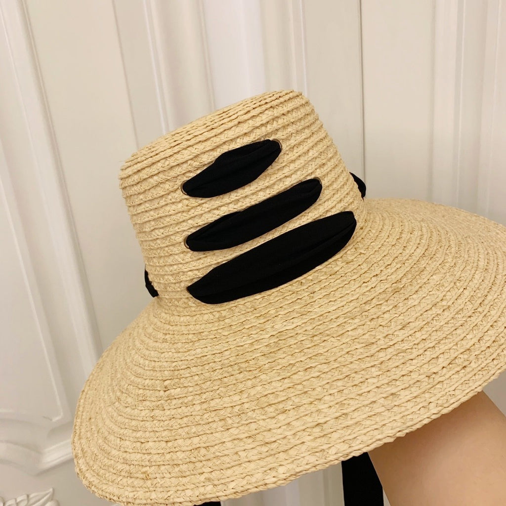 Xiaoxiangfeng Raffia Beach Hat