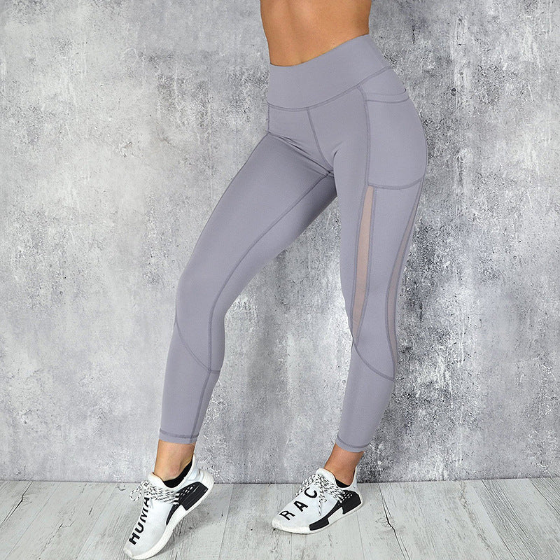 Mesh stitching Gym Leggings