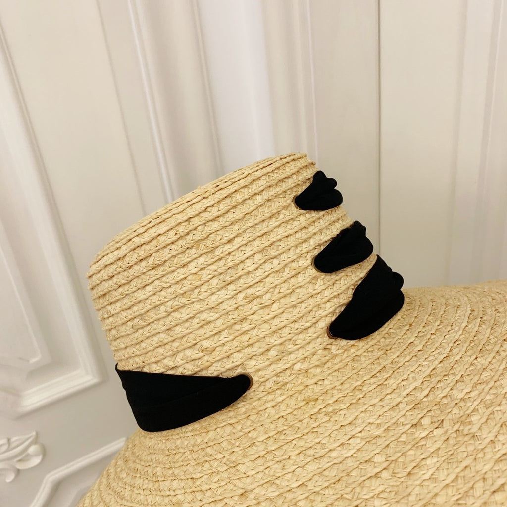 Xiaoxiangfeng Raffia Beach Hat