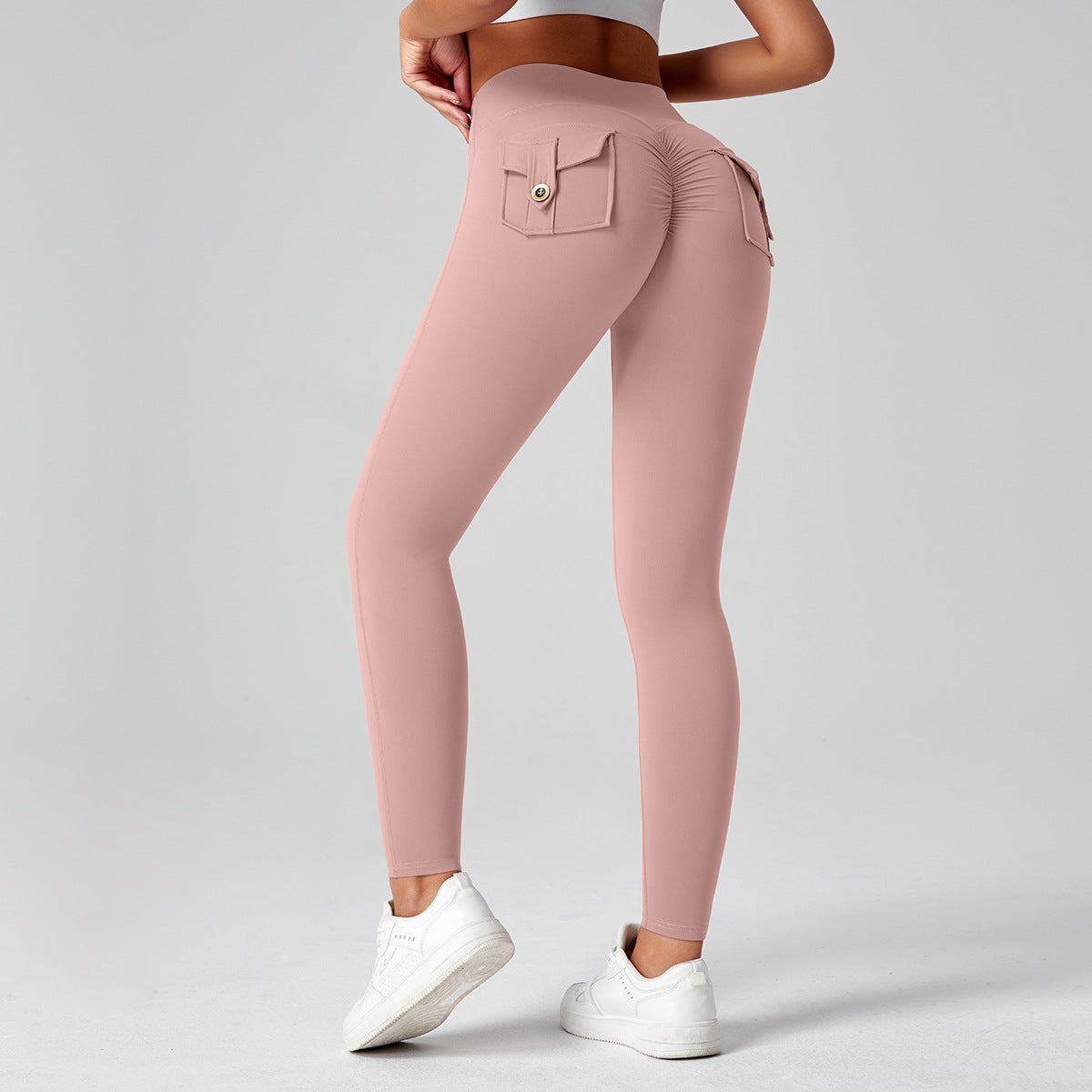 High-waisted Butt-lifting Stretchy Form-fit Leggings