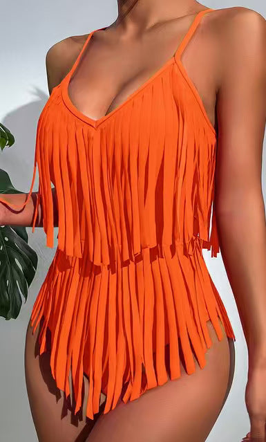 1 Piece Figure-hugging Backless Swimsuit