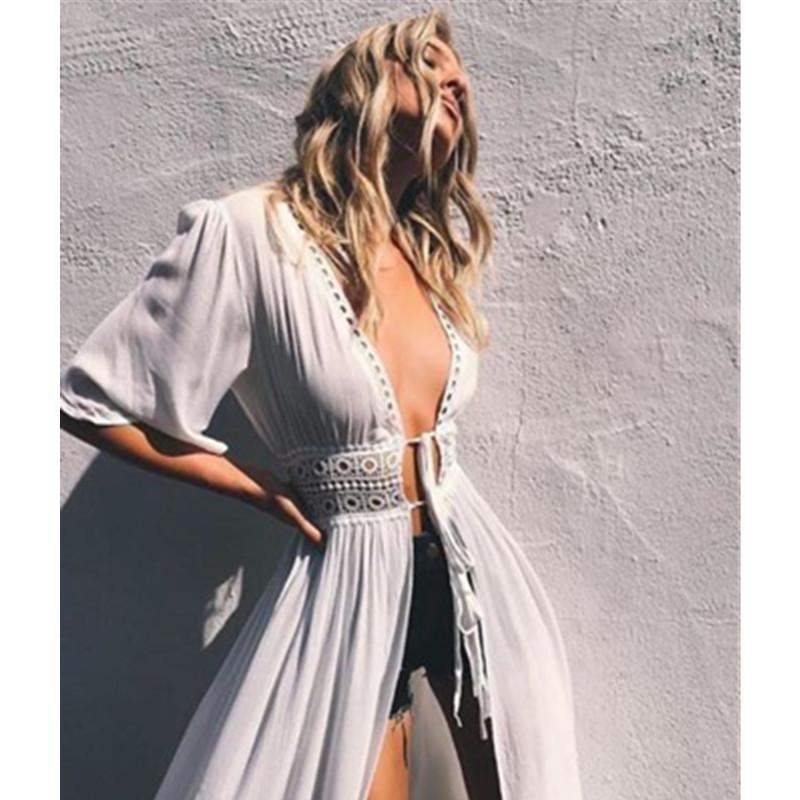 Beach Blouse Cotton Beach Skirt