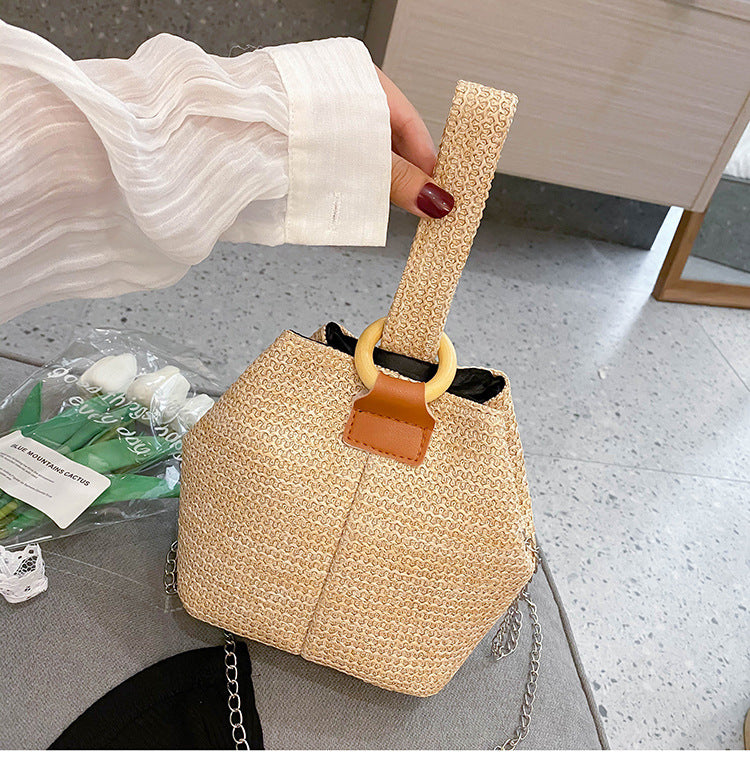 Beach straw bag