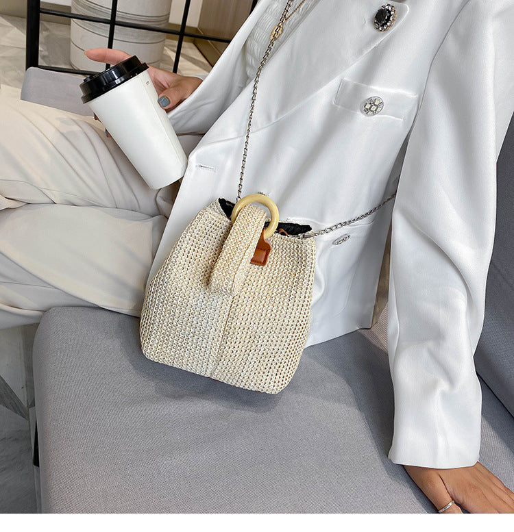 Beach straw bag