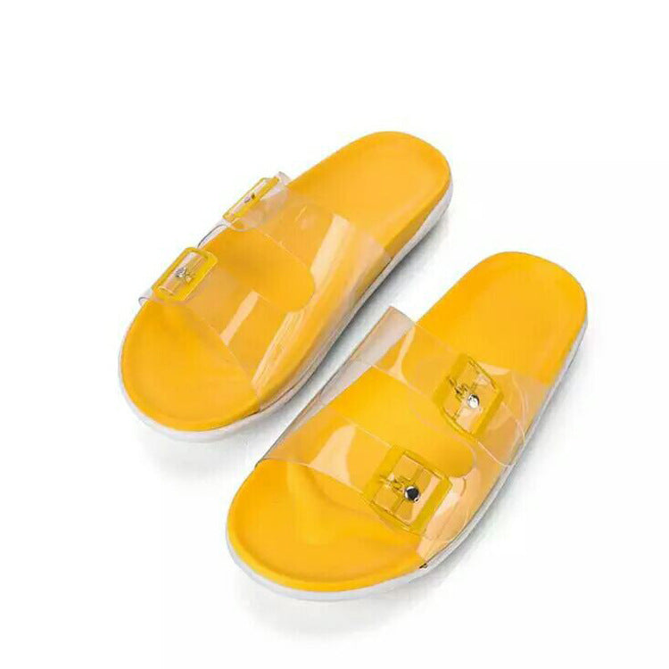 Crystal slippers beach shoes