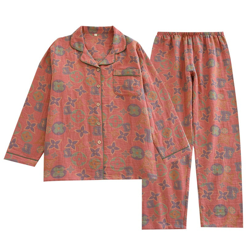 Retro New Pure Cotton Pajamas
