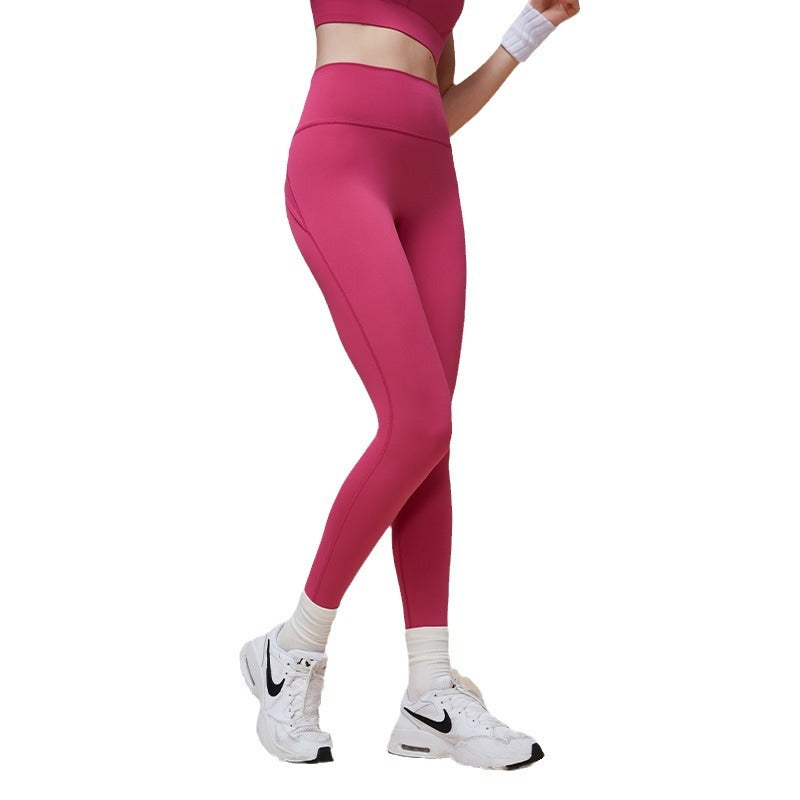 Cross Hip Peach Hip Leggings