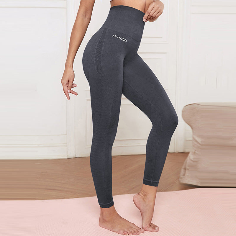 High-Waist Butt-Lifting Fitness Leggings
