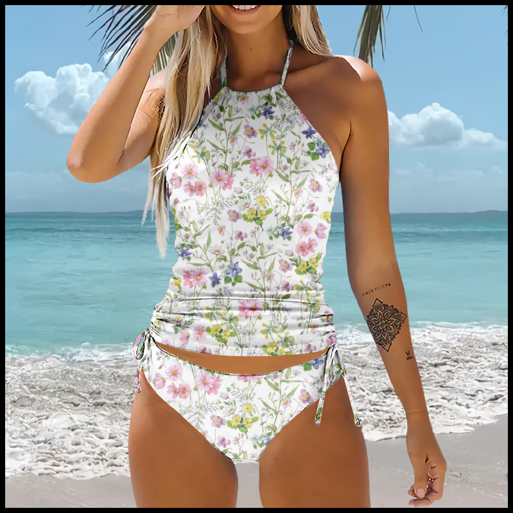 Pattern Bikini Beach suit