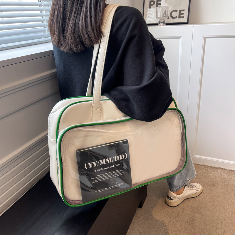 Sports Half Clear Gym Bag