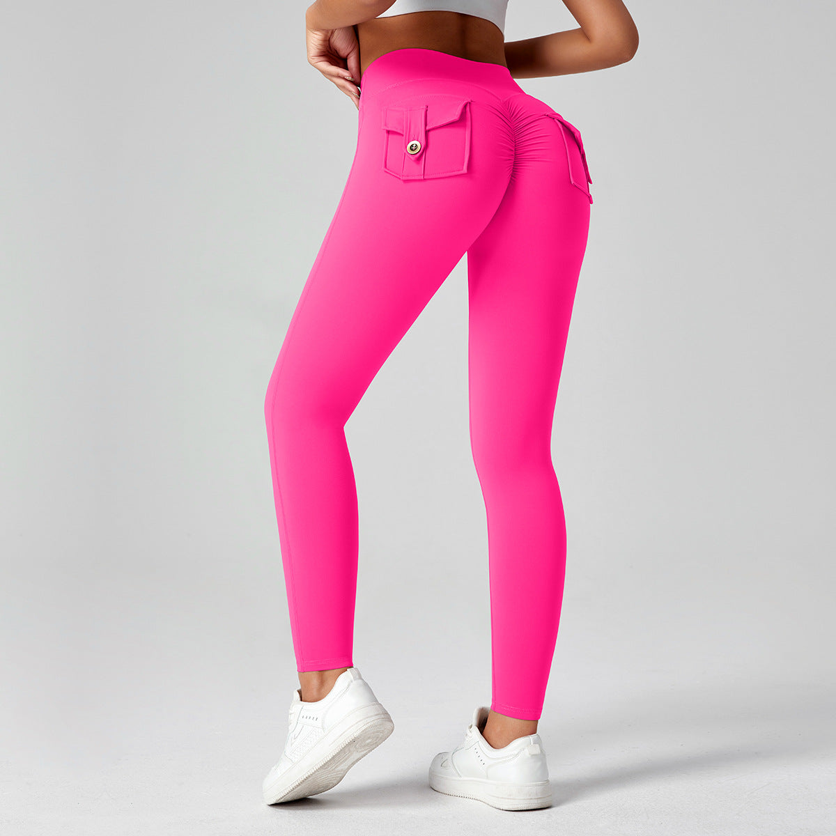 High-waisted Butt-lifting Stretchy Form-fit Leggings