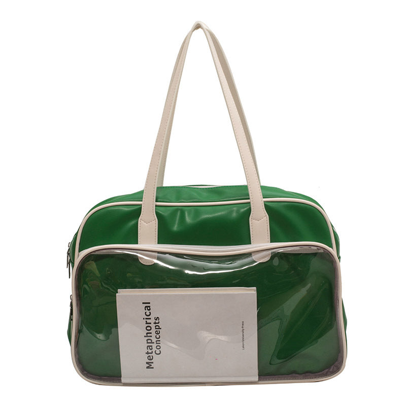 Sports Half Clear Gym Bag