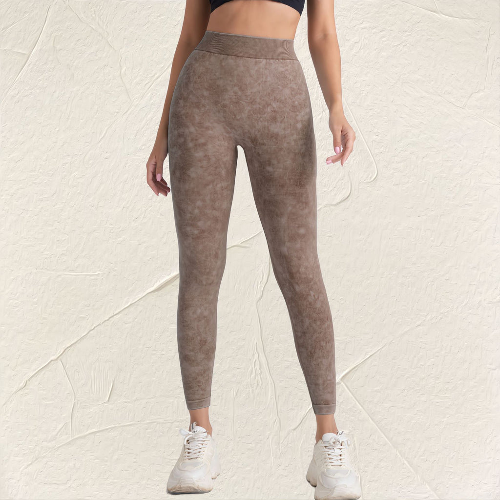 Peach Hip Raise Seamless Leggings