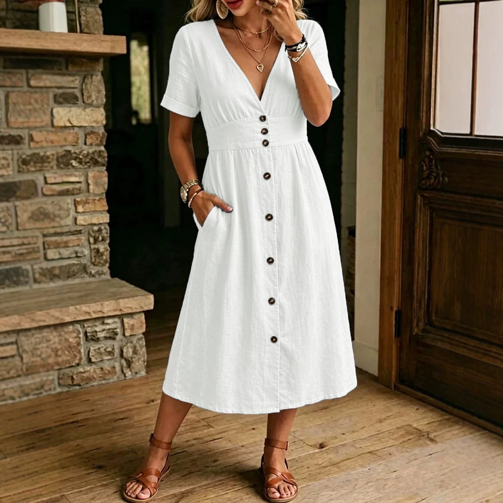 Loose Fashion Short-Sleeve Dress