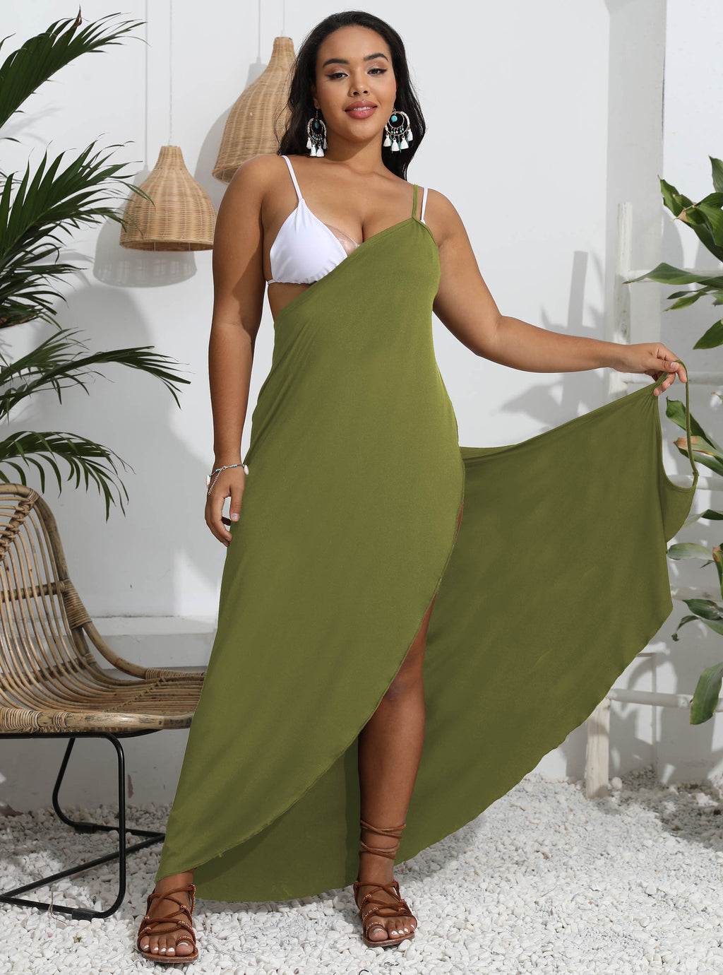 One-piece Cross-Strap Sundress