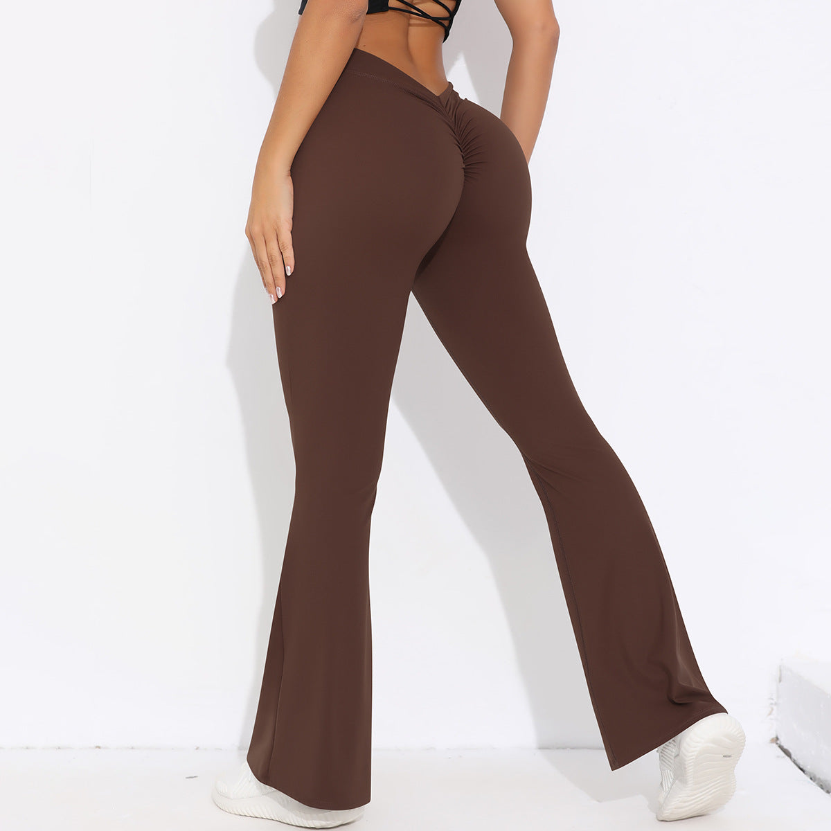 V Waist Wide-leg Leggings