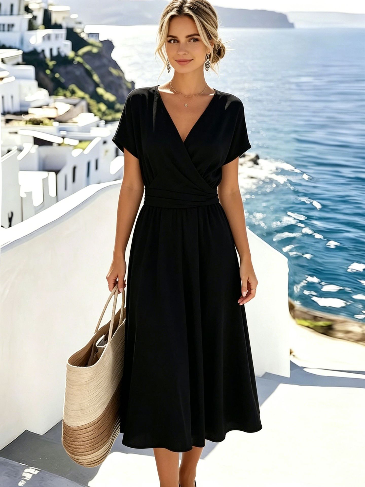 V-neck Skirt Women's Sundress
