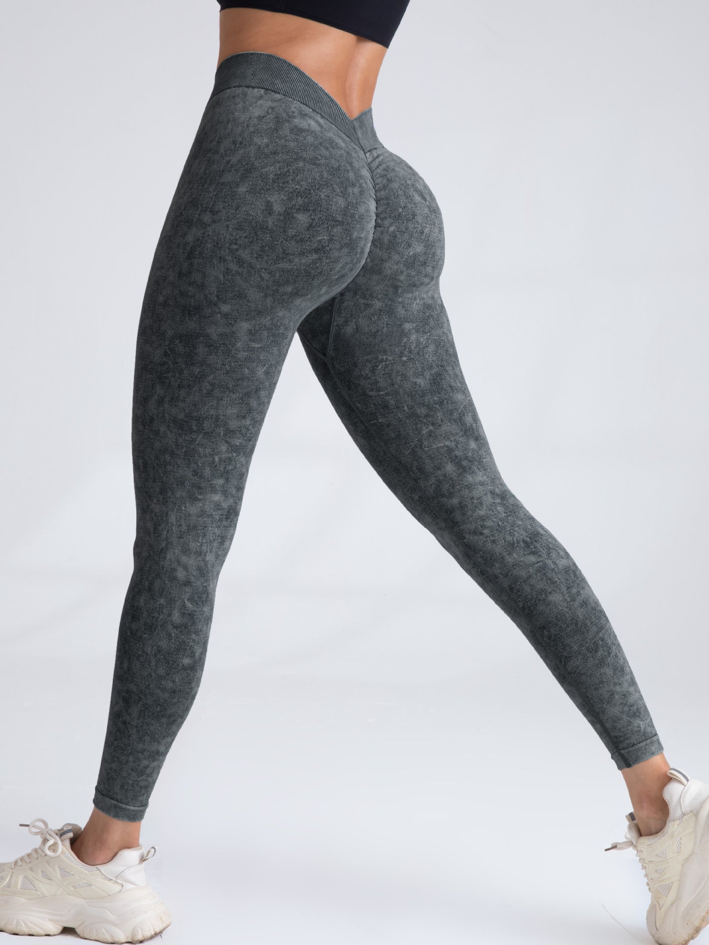 Peach Hip Raise Seamless Leggings