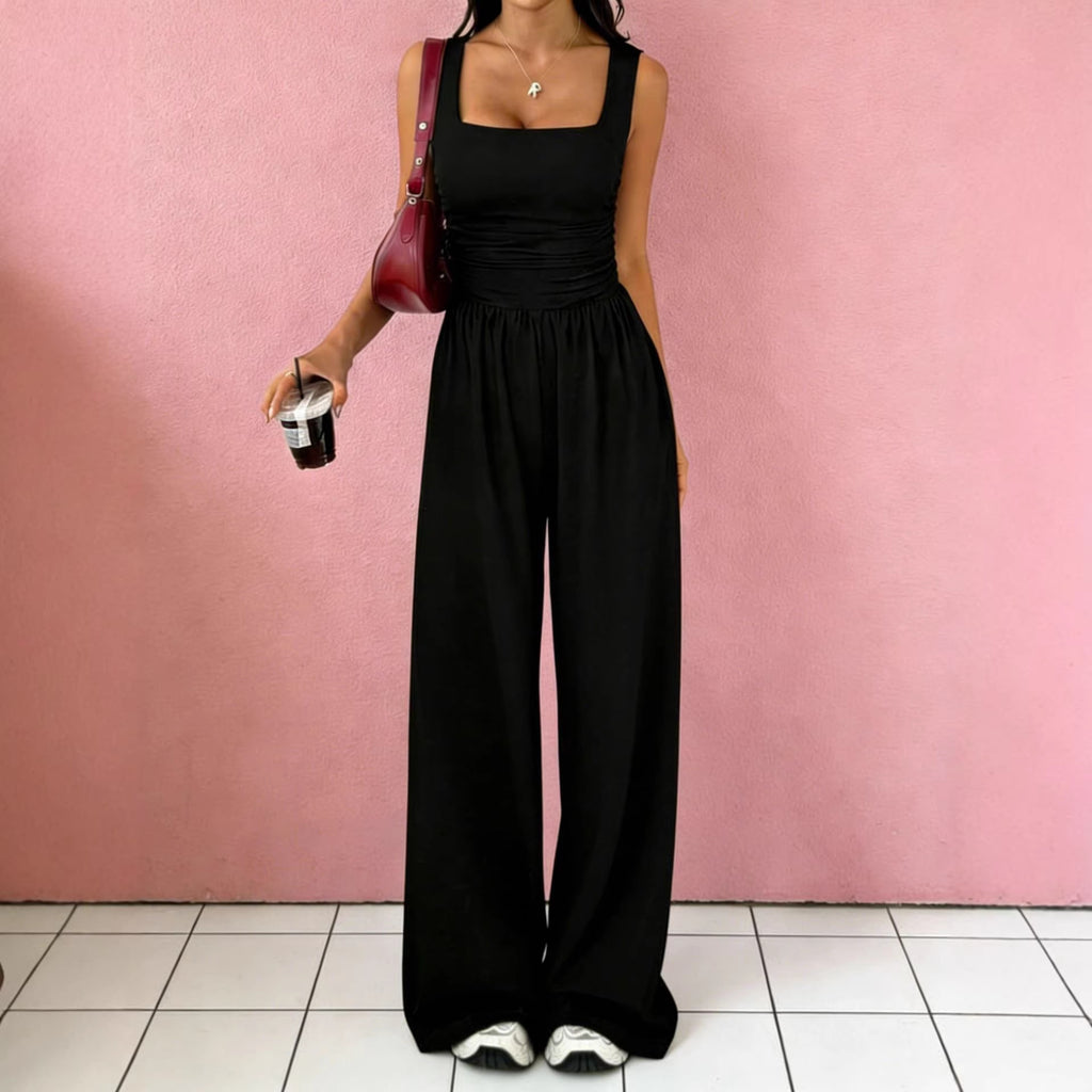 Tank Top Casual Wide-Leg Pants Two-Piece Set