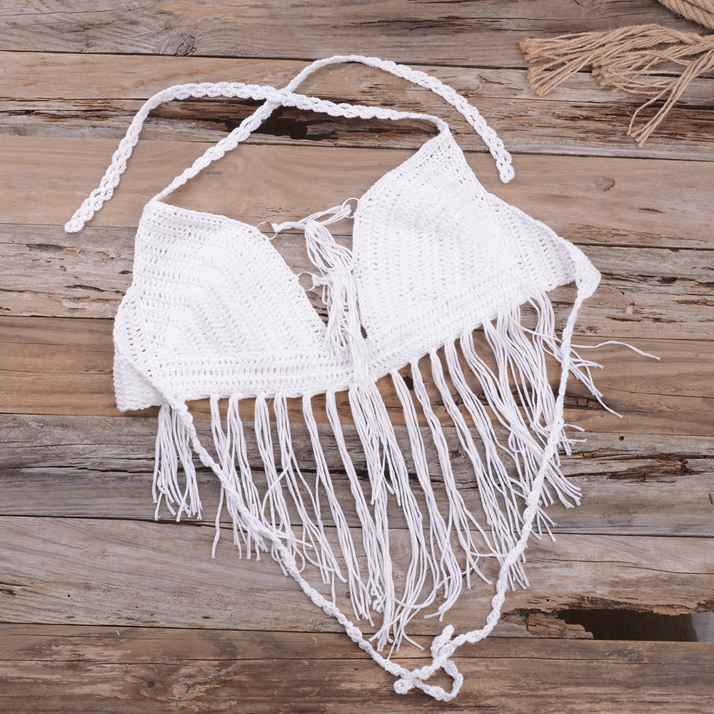Ladies Beach Woven Lace Top