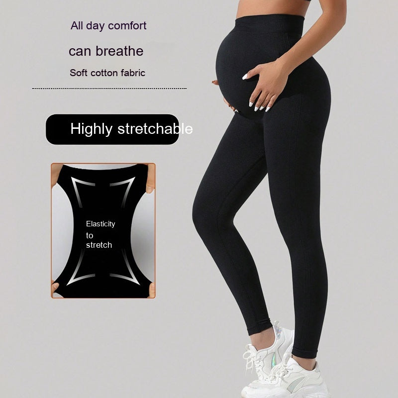 Pregnant Women Seamless Maternity Leggings
