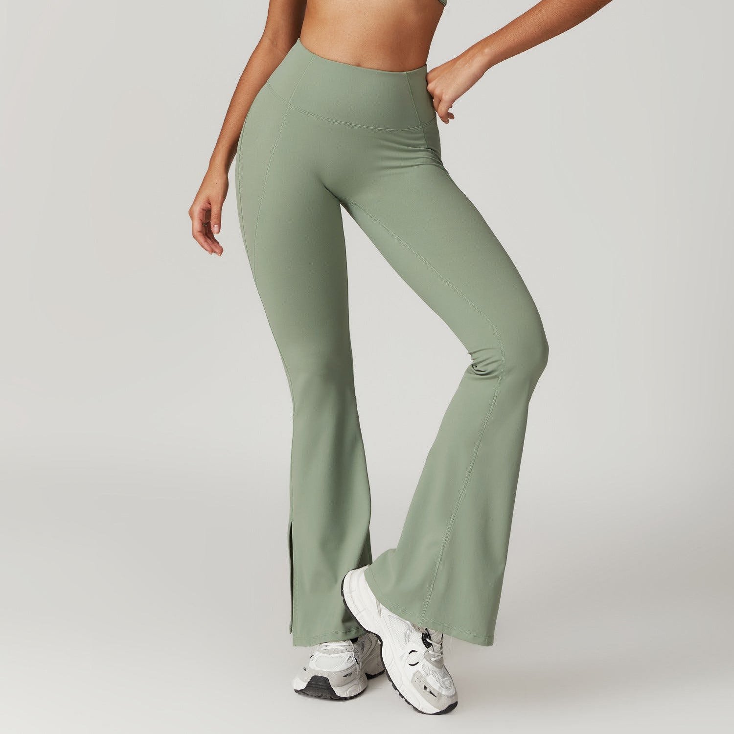 Bell-Bottom Fitness Leggings
