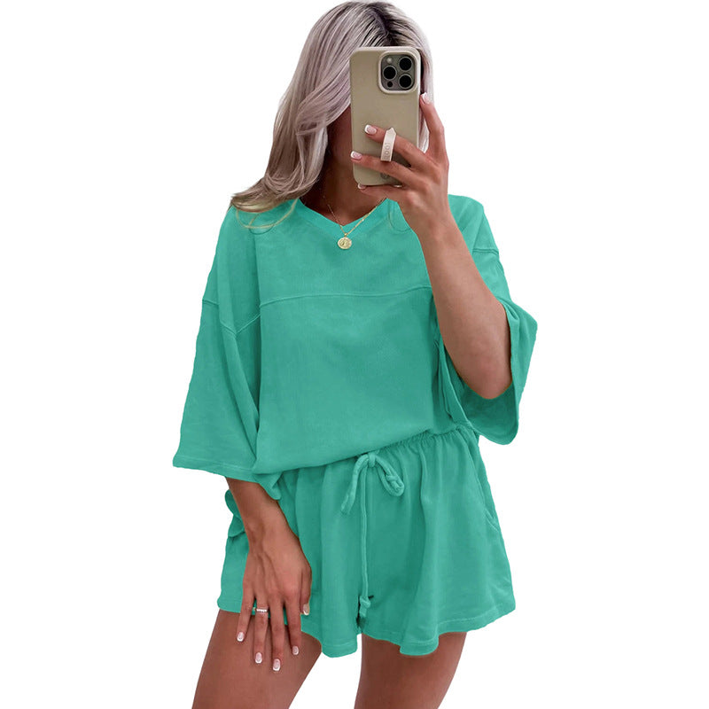 Short Sleeve Two-piece Set