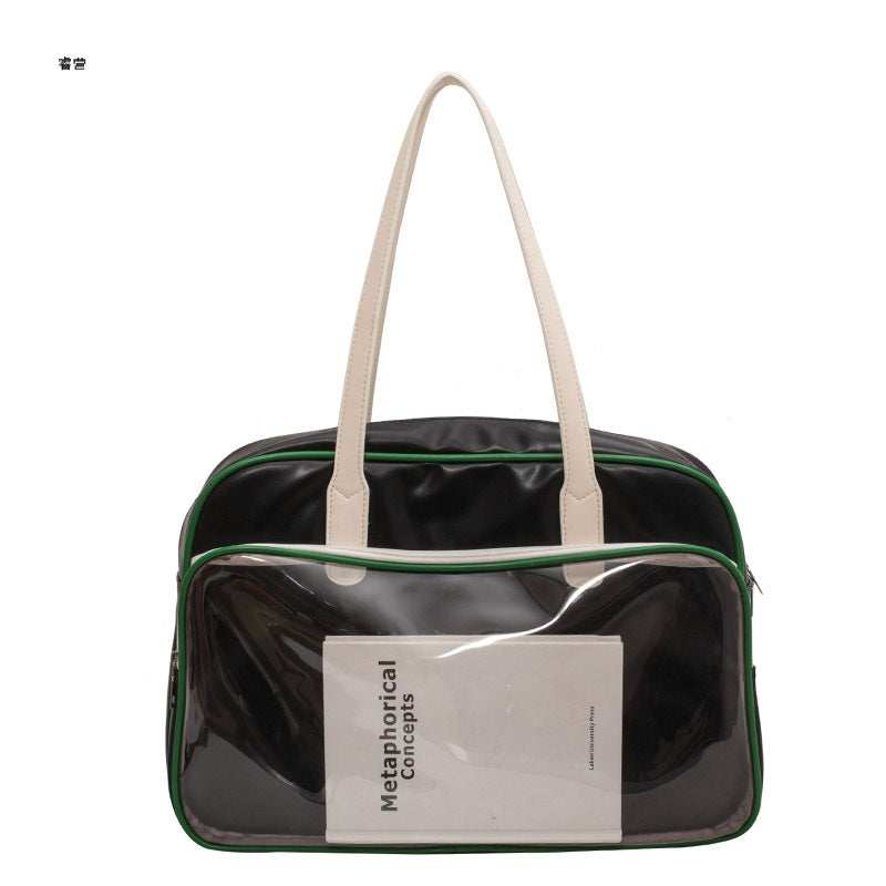 Sports Half Clear Gym Bag