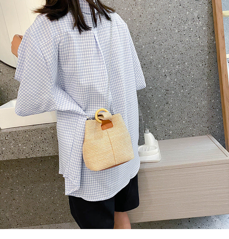 Beach straw bag