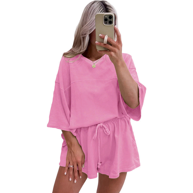 Short Sleeve Two-piece Set