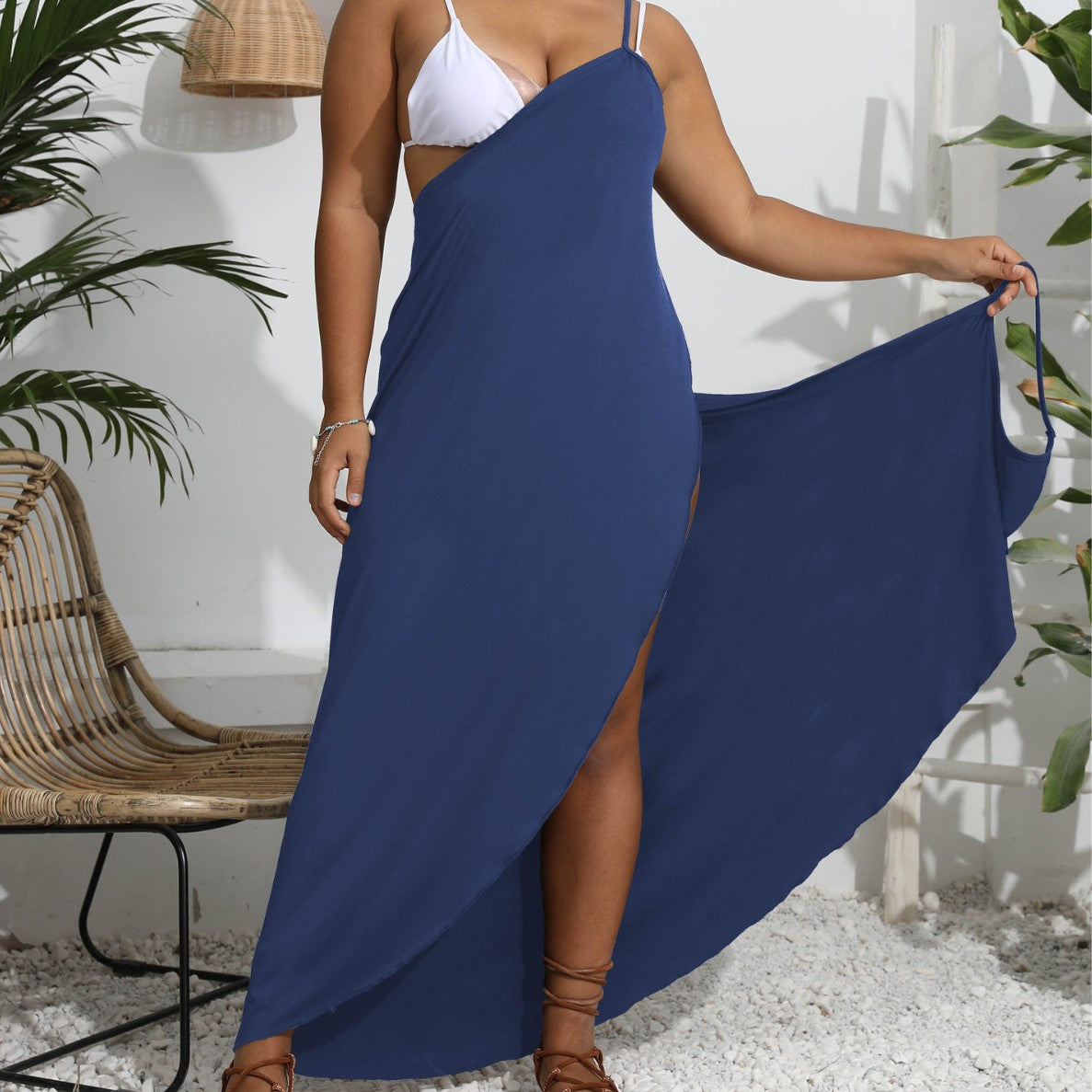 One-piece Cross-Strap Sundress
