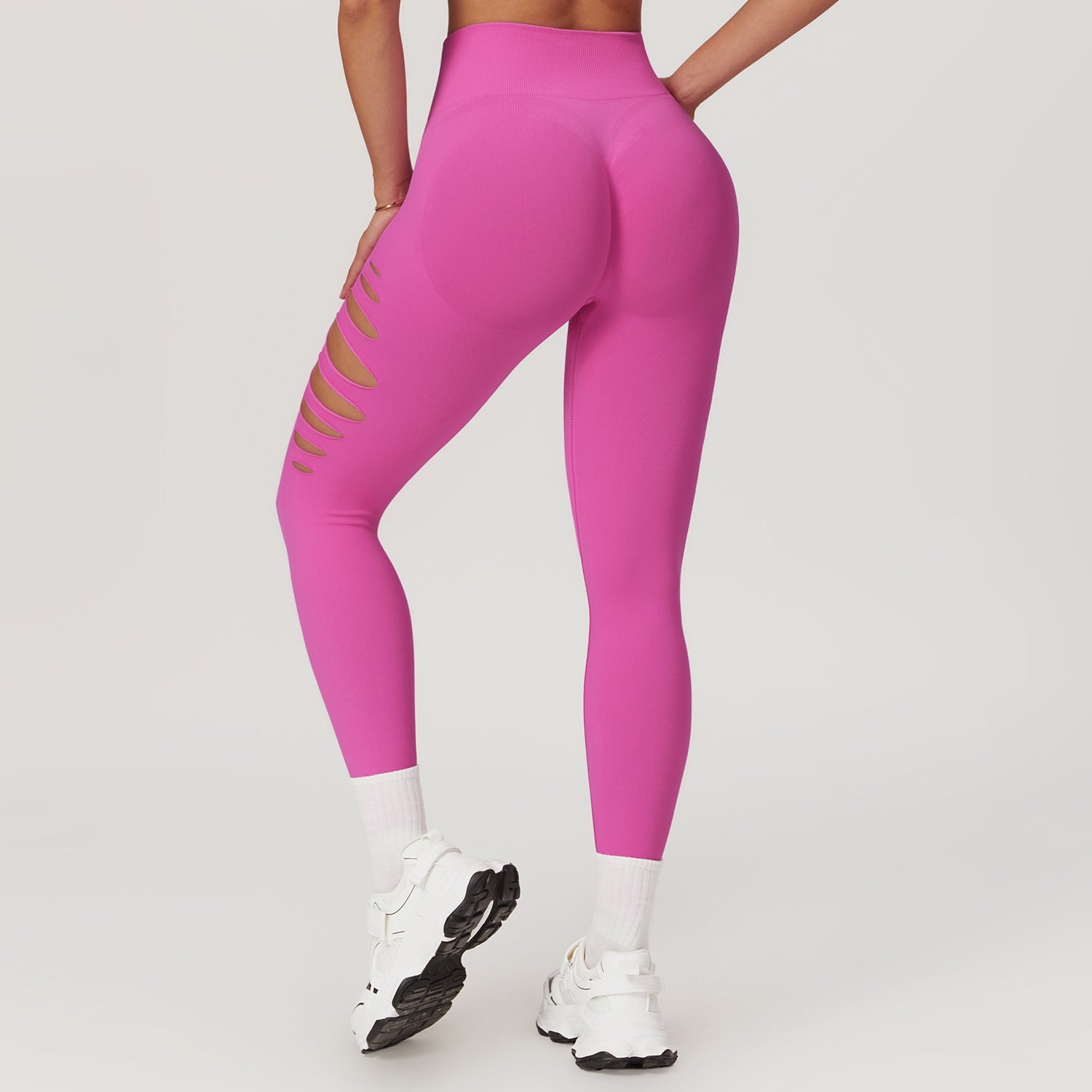 Peach Hip Seamless High Waist Leggings