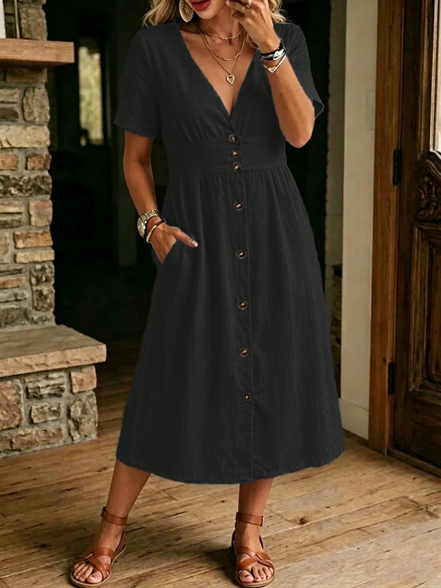 Loose Fashion Short-Sleeve Dress