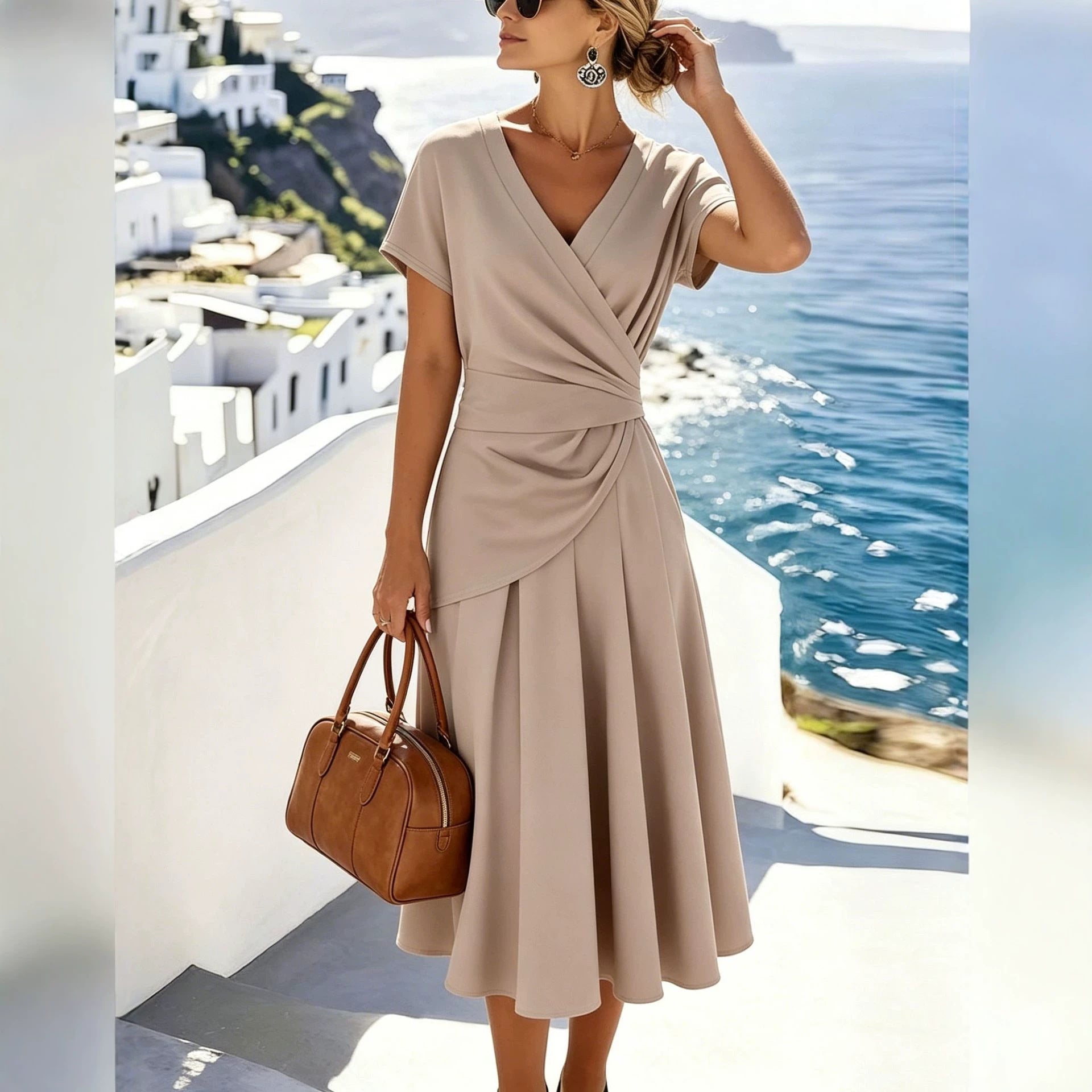 V-neck Skirt Women's Sundress
