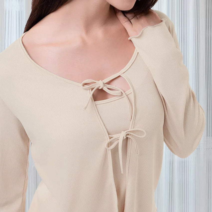 Breathable Stretch Knitted Pajamas