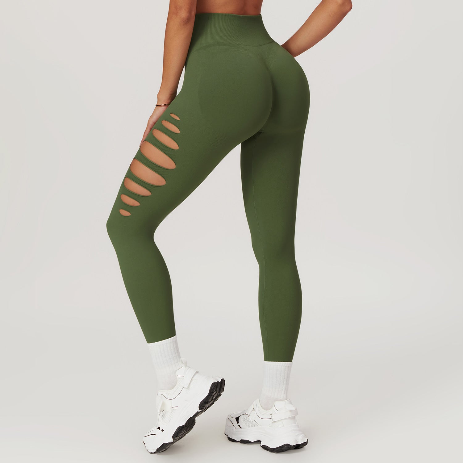 Peach Hip Seamless High Waist Leggings