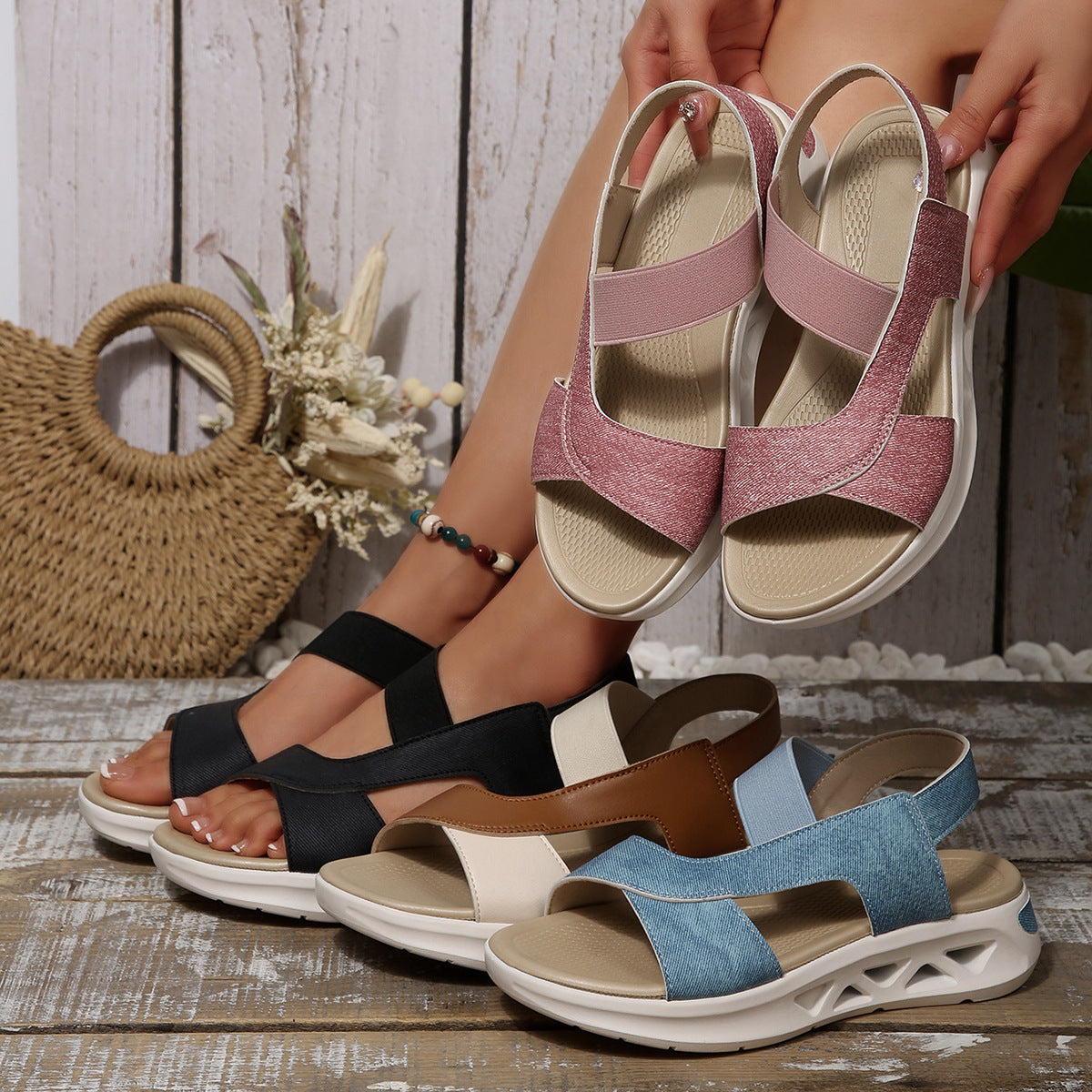 Platform Beach Sandals