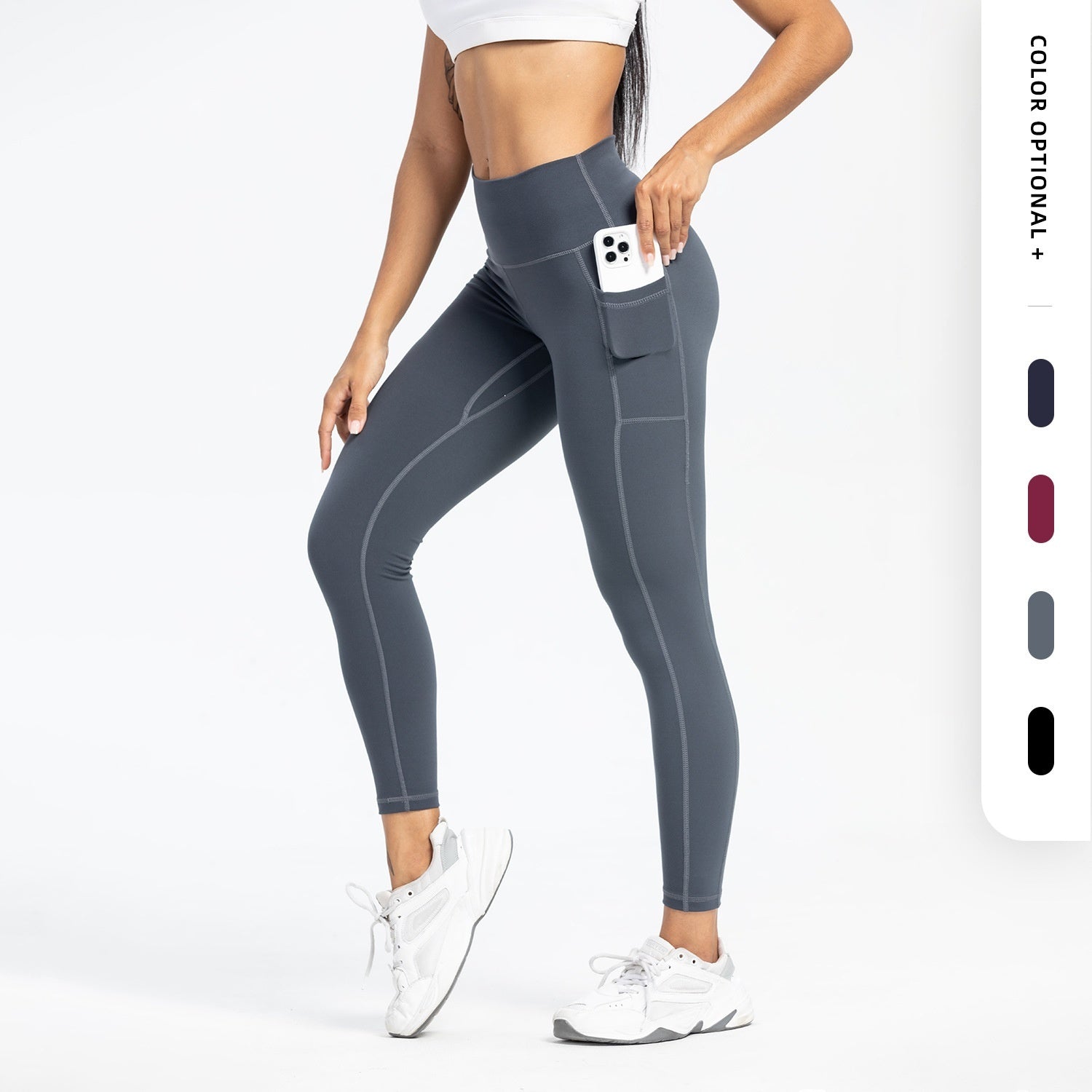 Slim-fit Pocket High Waist Workout Leggings