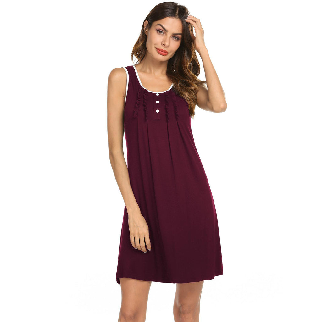 Simple Solid Color Pajamas