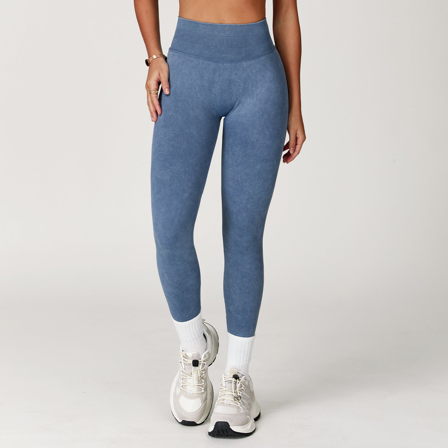 Seamless Stone Washed Butt Scrunch Leggings