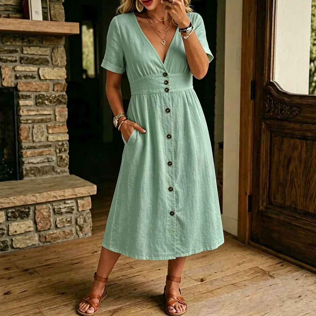 Loose Fashion Short-Sleeve Dress