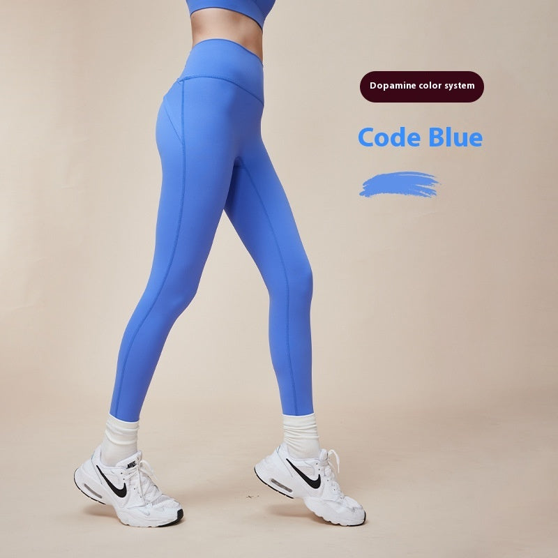 Cross Hip Peach Hip Leggings