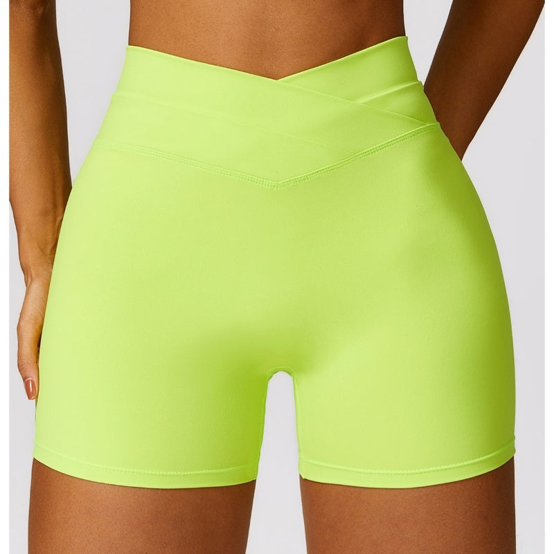 Skinny Hip Crossfold High-waisted Leggings
