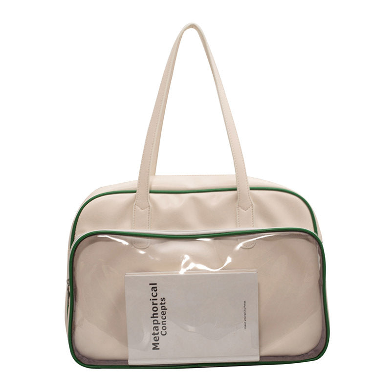Sports Half Clear Gym Bag