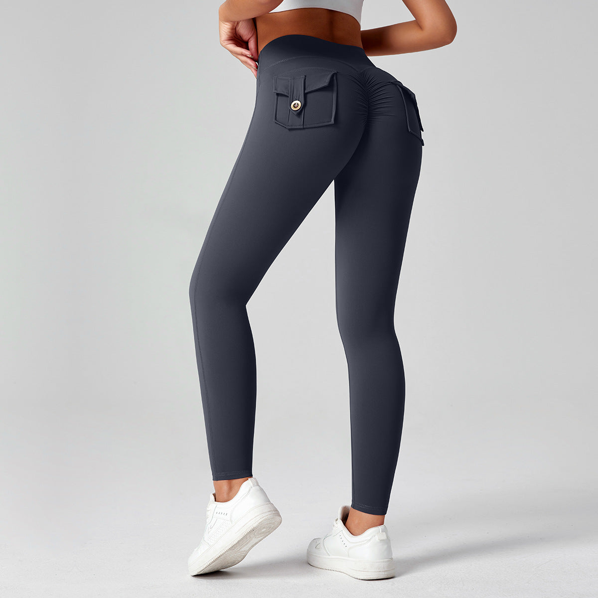High-waisted Butt-lifting Stretchy Form-fit Leggings