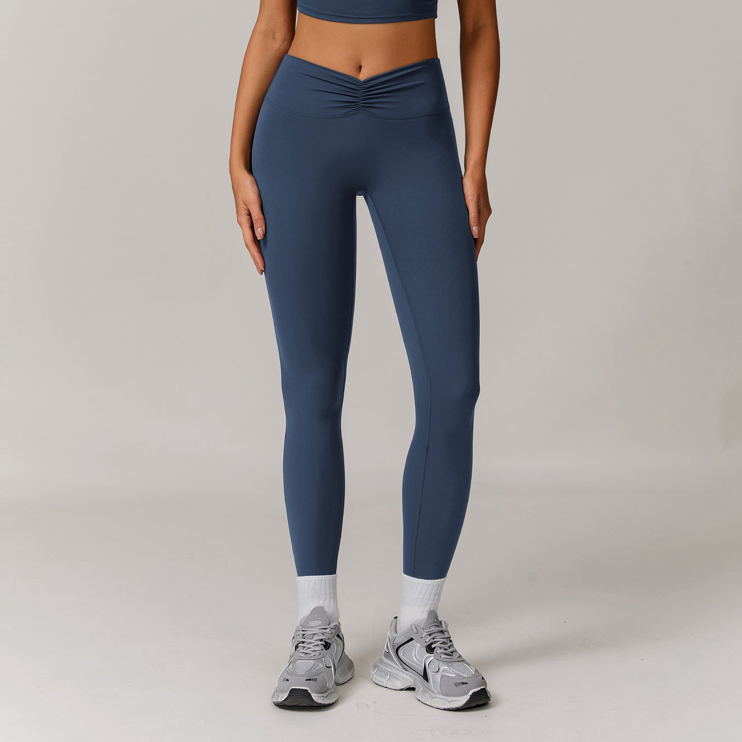 Nude Feel High Waist Hip Lift Bell-bottom Leggings