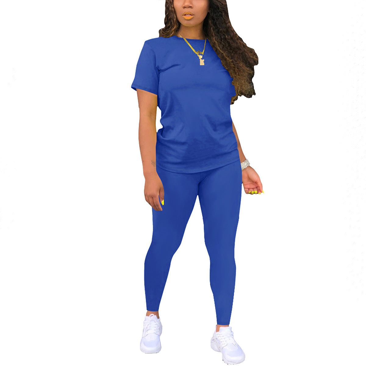 Short-Sleeve T-Shirt Top And Pants Set