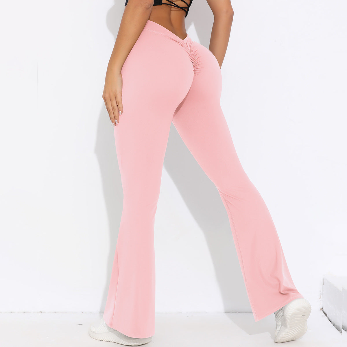 V Waist Wide-leg Leggings